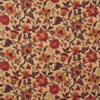 Amanpuri Fabric - Old Gold/Aubergine